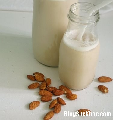 sua hanh nhan 6 loại sữa tốt cho sức khỏe
