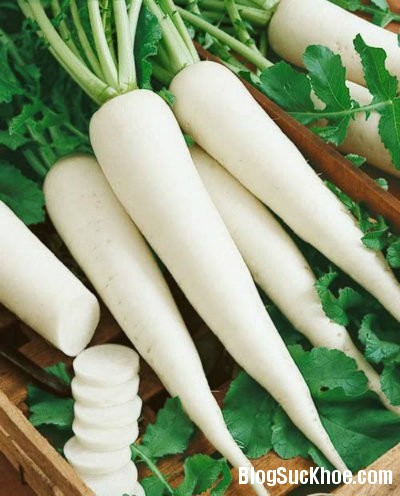 cai Lợi ích sức khỏe từ củ cải trắng