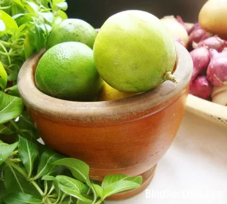 Thức uống giải cảm với chanh