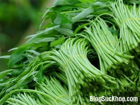 Những bệnh không nên ăn rau muống