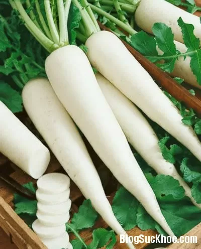 Lợi ích sức khỏe từ củ cải trắng