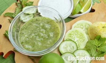 Công thức làm trắng da với dưa chuột