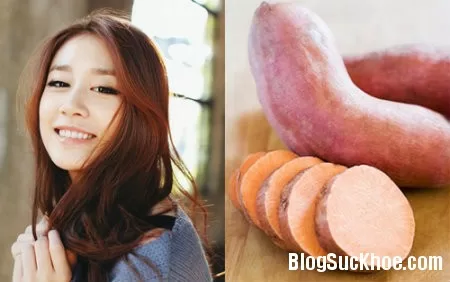 Mẹo tẩy tế bào chết bằng khoai lang