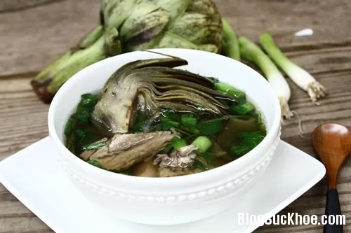 Món ăn, bài thuốc từ hoa atiso