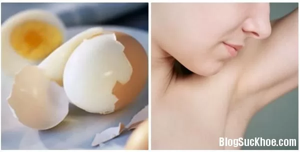 Hết mùi hôi nách chỉ với 1 quả trứng gà