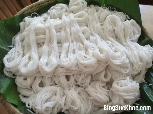 Cách nhận biết bún nhiễm hóa chất