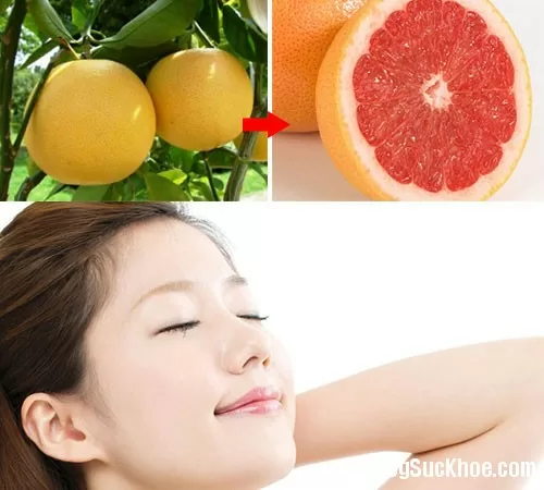 3 cách làm đẹp siêu nhanh với quả bưởi