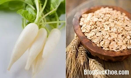 Củ cải giúp da trắng mịn màng