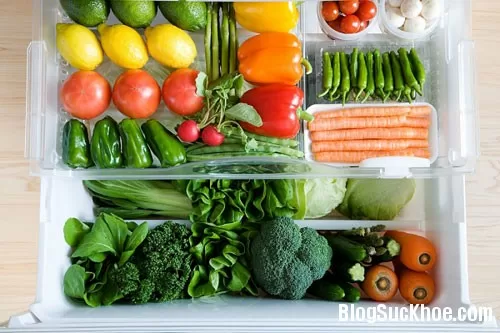 Thời hạn bảo quản cho các loại rau củ trong tủ lạnh