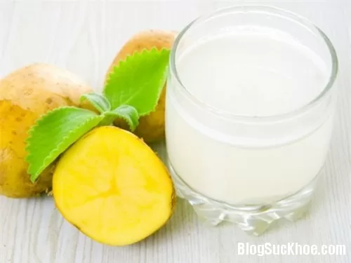 Chữa bách bệnh với nước ép khoai tây