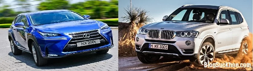 Cuộc đối đầu trong phân khúc Crossover hạng sang của Lexus NX 200T và BMW X3