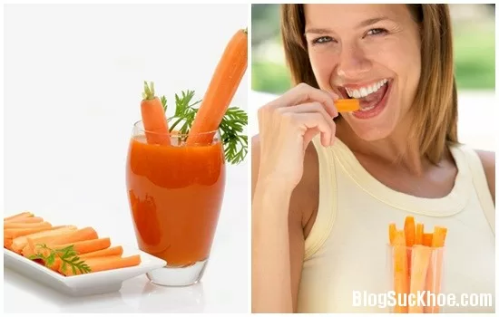 Xuống cân nặng nhanh chóng nhờ cà rốt