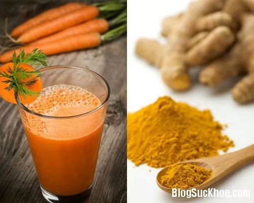 Cà rốt, nghệ tươi mang đến tác dụng thần kỳ cho làn da của bạn