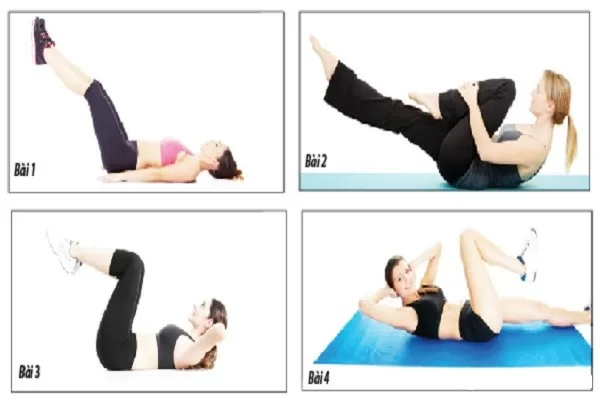 4 bài tập giảm eo nhanh chóng cho mẹ sau sinh