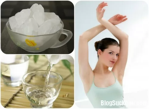 Trị hôi nách cực hiệu quả với phèn chua