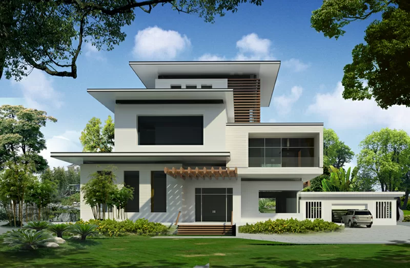 Thiết kế biệt thự phố hiện đại thể hiện sự đẳng cấp của gia chủ