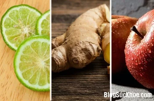 Hỗn hợp Táo + Chanh + Gừng = Sạch đường ruột, trị đại tràng