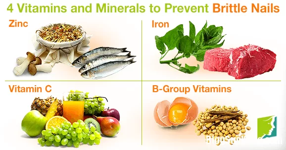 Vitamin và khoáng chất cần thiết giúp ngừa móng tay giòn, dễ gãy
