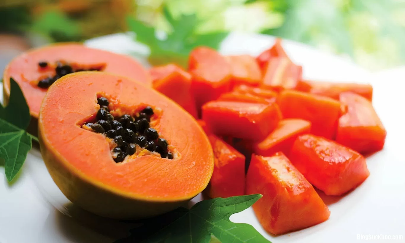Tác dụng thanh nhiệt, mát gan, nhuận tràng của đu đủ