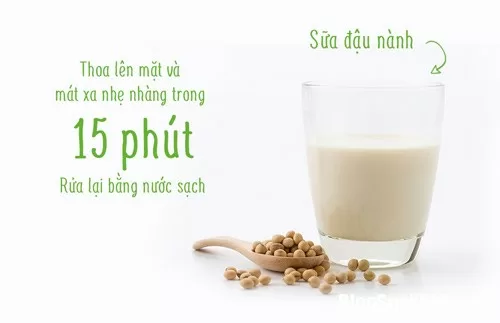 3 công thức sở hữu làn da tươi trẻ, mịn màng với sữa đậu nành