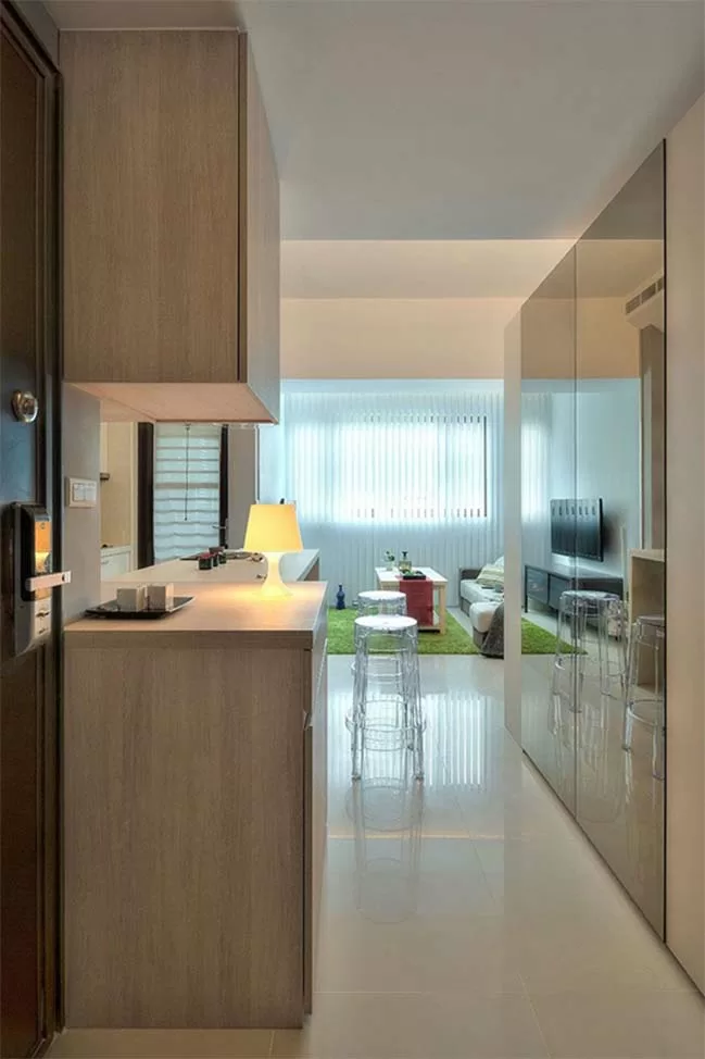 Gợi ý thiết kế hoàn hảo cho căn hộ nhỏ 1 phòng ngủ