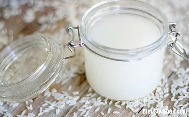 Những lợi ích khi làm đẹp bằng nước gạo