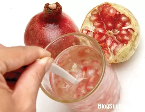 Tác dụng tuyệt vời của nước ép lựu