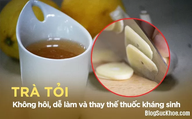 Cách làm trà tỏi thay thế thuốc kháng sinh hiệu quả
