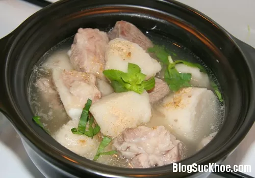 Món ăn chữa bệnh từ khoai sọ