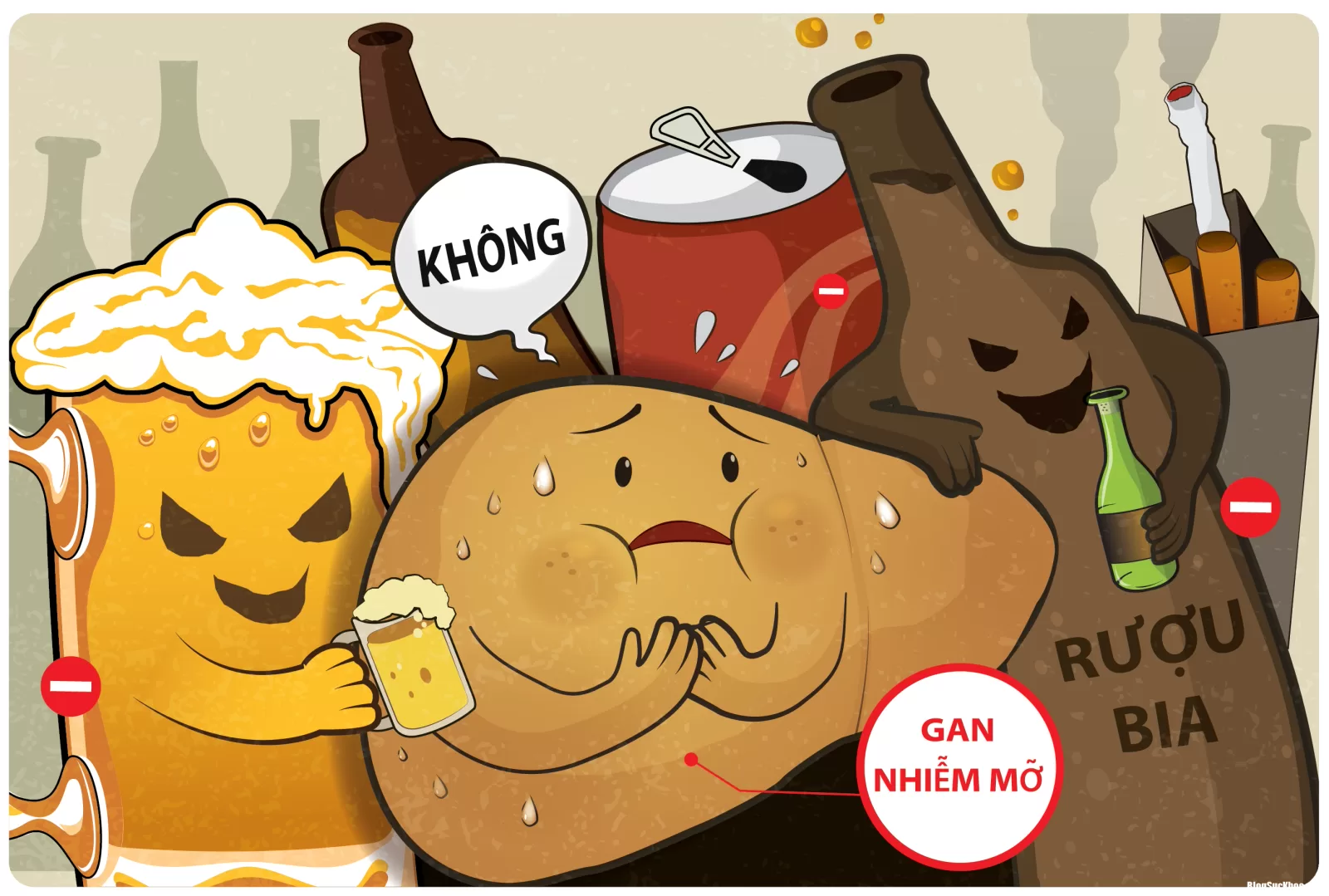 Cách đối phó khi bị gan nhiễm mỡ