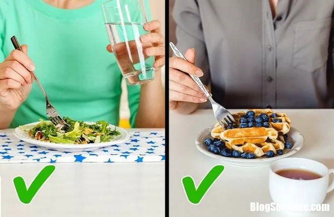 Có nên uống nước trong khi ăn hay không?