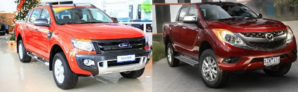 Cuộc chiến không khoan nhượng của “hai gã khổng lồ” Ford Ranger Wildtrak 3.2 L và Mazda BT – 50 3.2 L
